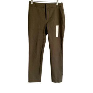 A New Day Green Stretch Skinny Ankle Pants Women's Size 4 NEW